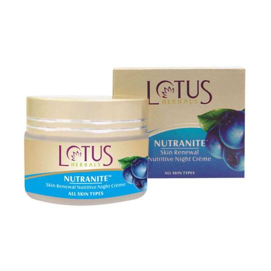 Lotus Herbals Nutranite Skin Renewal Nutritive Night Creme - (50g)