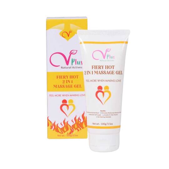 Vigini 2-In-1 Vplus Fiery Hot Massage Gel (100g)