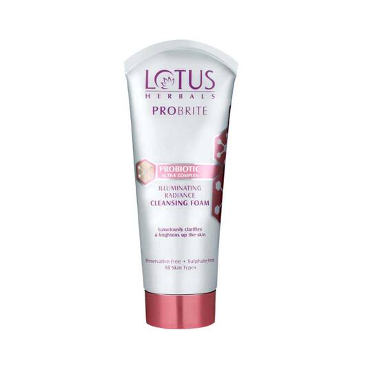 Lotus Herbals Probrite Illuminating Radiance Cleansing Foam - (100g)