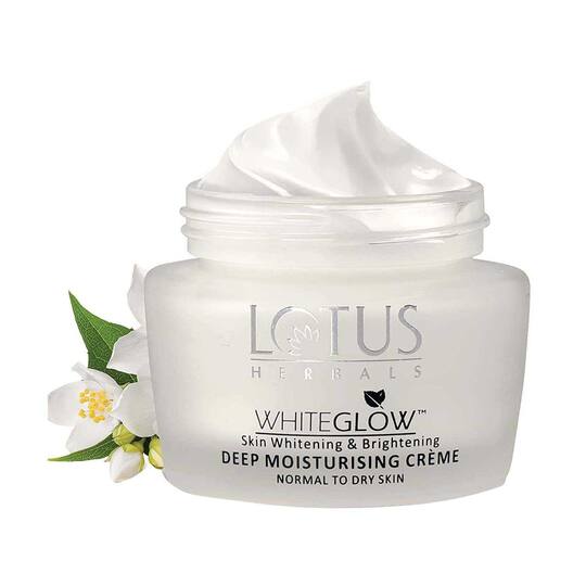 test 979 Lotus Herbals Whiteglow Skin Whitening & Brightening Deep Moisturising Creme SPF 20 Pa+++ - (40g)