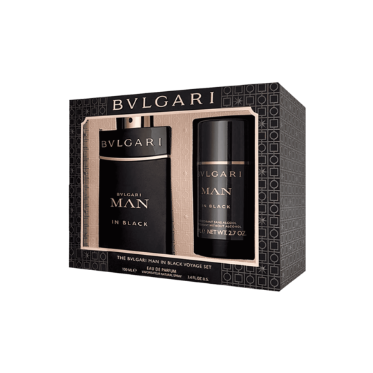 Bvlgari Man in Black Set: Eau de Parfum 100ml, Deo Stick 75g - 2 Pcs