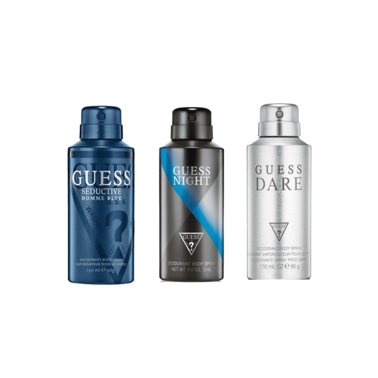 Guess Combo Set : Darehomme, Seductivehommeblue, Night Deo (3 pcs)
