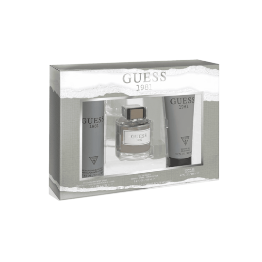 Guess 1981 Set : Eau de Toilette, Shower Gel, Body Spray (3 pcs)