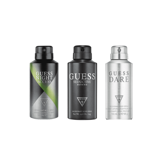 Guess Combo Set : Seductivehomme, Darehomme, Nightacess Deo (3 pcs)