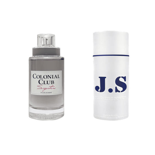 Jeanne Arthes Combo Set : Colonial Club Signature, JS Magnetic Power Navy Blue Eau de Toilette (2 pcs)