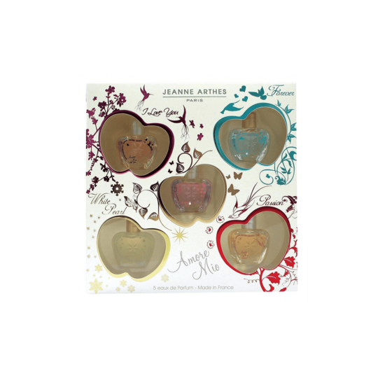 Jeanne Arthes Amore Mio Mini Gift Set : O, Fore, I Lov, Passion, WP (5 pcs)