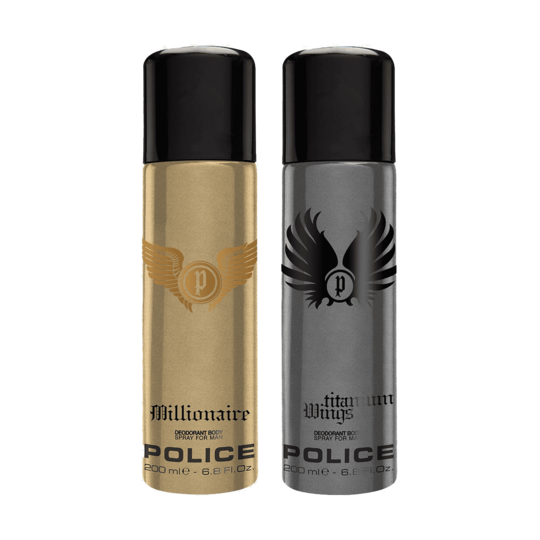 Police Combo Set : Millionaire, Wingstitanium Deo (2 pcs)
