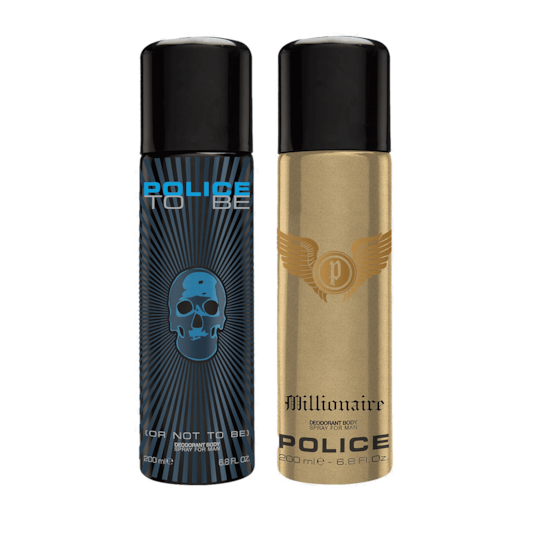 Police Combo Set : To be, Millionaire Deo (2 pcs)