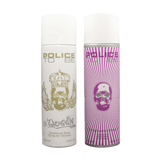 Police Combo Set : Queen, To Be Women Deodorant Spray (2 pcs)