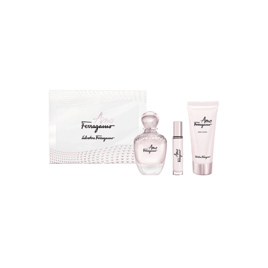 Salvatore Ferragamo Amo Launch Set : Edp, BL, Pursespray (3 pcs)
