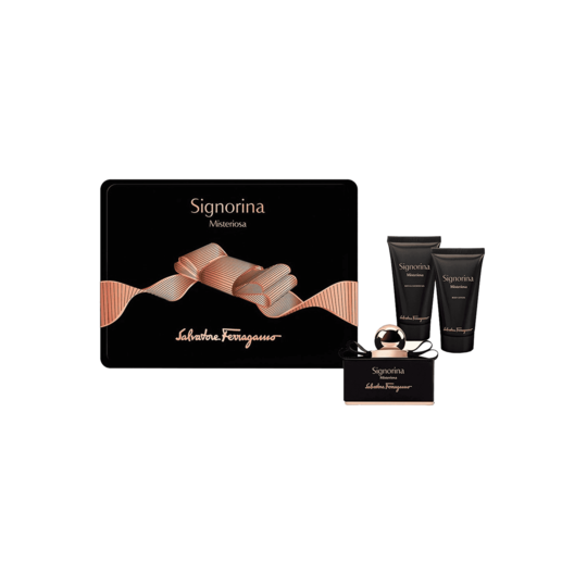 Salvatore Ferragamo Signorina Misteriosa Gift Set : EDP, BL, Bsg (3 pcs)