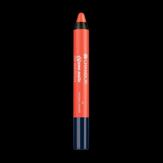 Chambor Extreme Matte Long Wear Lip Colour - Blazing Orange 08 2.8 gm