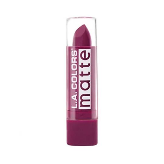 L.A. Colors Matte Lipstick - Stay Put Plum (3.2g)