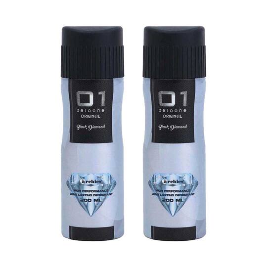 Archies Parfum 01 Original Black Diamond Deodorant Combo (2 Pcs)