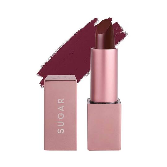 Sugar Mettle Matte Lipstick - 03 Lyssa (Deep Burgundy Red) (3.6g)