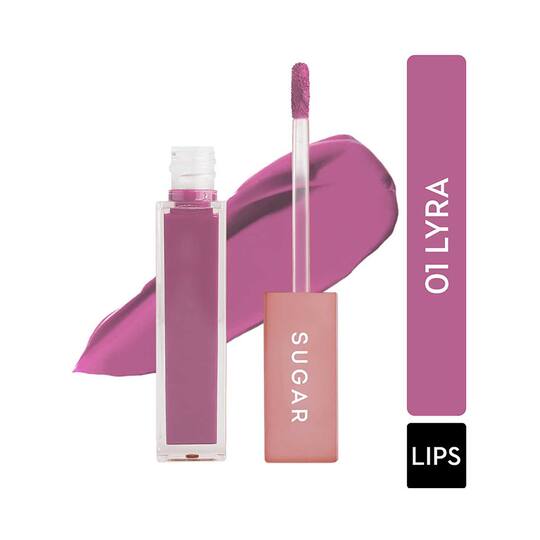 Sugar Mettle Liquid Lipstick - 01 Lyra (Cool Toned Plum) (7ml)