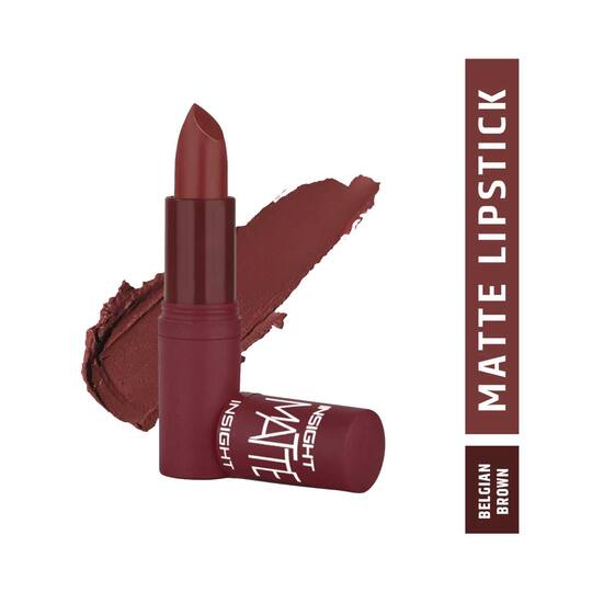 Insight Cosmetics Matte Lipstick - Belgiam Brown (4.2g)