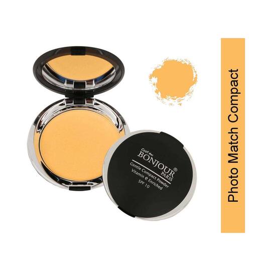 Bonjour Paris Coat Me Photo Match Translucent Compact Face Powder SPF 10 - Beige (9g)