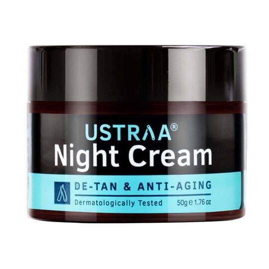 Ustraa De-Tan & Anti-Aging Night Cream - (50g)