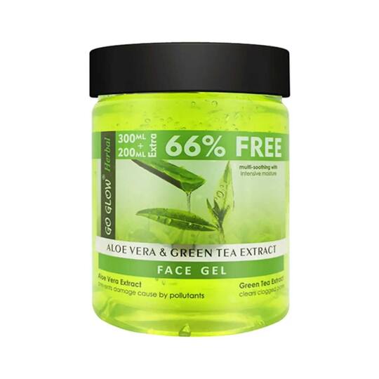 Berina Go Glow Aloe Vera & Tea Tree Extract Face Gel - (500ml)