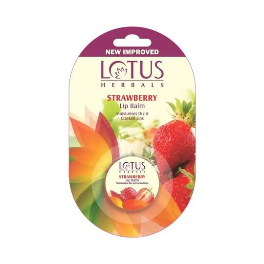 Lotus Herbals Strawberry Lip Balm - (5g)