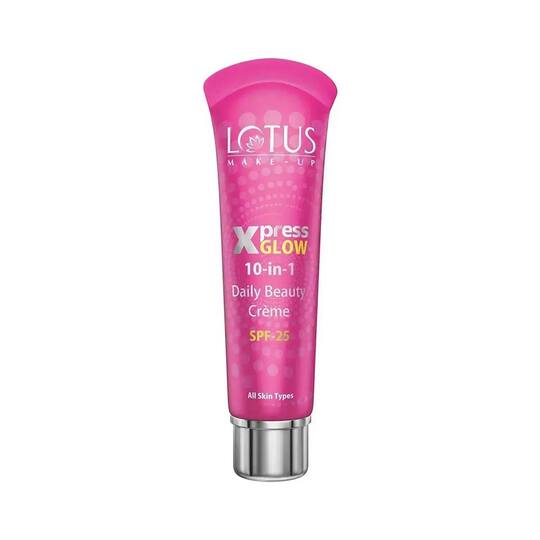 Lotus Make-Up Xpress Glow 10 In 1 Daily Beauty Cream SPF 25 - Bright Angel (30g)