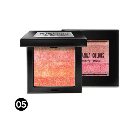 Sivanna Colors Shining Star Shimmer Brick Blusher - 05 Shade (20g)