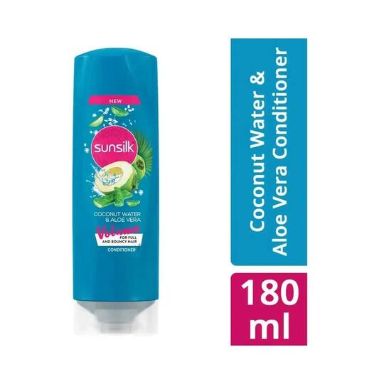 Sunsilk Coconut Water & Aloe Vera Volume Hair Conditioner - (180ml)