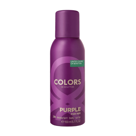 Colorbar United Colors Of Benetton Colors Purple For Her Deodorant 150 ml
