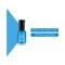 Jaquline USA One Stroke Premium Nail Enamel - J07 Ocean Wave (8ml)