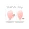 Allure Makeup Blender Sponge - Peach - (1Pc)