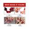 Matt Look Shine Like Mirror Nail Chrome - 09 Red-B (12ml)