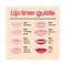 Miss Claire Glimmersticks Lipliner - L-47 Fiasta Red (1.8g)