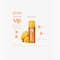 MADES Body Resort Clear Orange Pet Spray Bottle Body Mist (50ml)