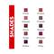 Sugar Mettle Satin Lipstick - 06 Augusta (Orange Coral) (2.2g)